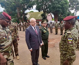 Une visite de courtoisie rendue au Chef de l’État-Major de la République Centrafricaine