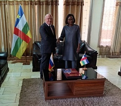 L'Ambassadeur russe a été reçu en audience par le Ministre centrafricain des Affaires étrangères 