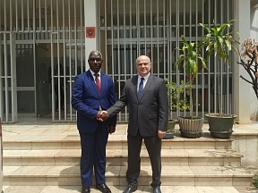 L'Ambassadeur de Russie en RCA a tenu une réunion avec le Ministre-conseiller auprès de la Présidence de la République Centrafricaine 