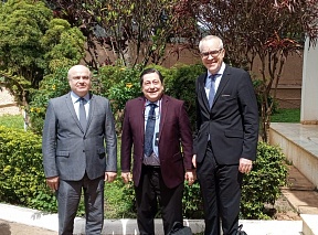 L'Ambassadeur de Russie en RCA a tenu une réunion de travail avec un représentant de la MINUSCA
