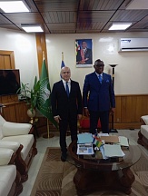 L'Ambassadeur de Russie a été reçu en audience par le Premier-ministre centrafricain