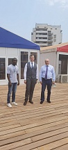 29 марта 2022 г. Посол России в ЦАР А.М.Бикантов посетил отечественную компанию «Русский дом».