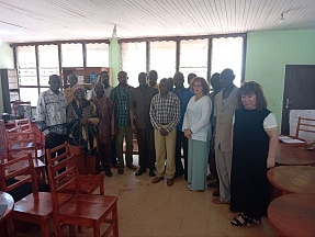 La délégation des unuiversités russes s'est rencontrée avec l'équipe pédagogique de L' École normale supérieure de l'Université de Bangui