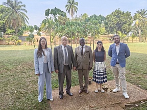 Rencontre entre l'Ambassadeur de Russie en RCA A. Bikantov et le Directeur de Cabinet du MAE centrafricain A. Lamessi
