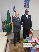 Rencontre de l'Ambassadeur de Russie en RCA avec le Premier ministre centrafricain