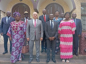 L'Ambassadeur de Russie a reçu la délégation du Conseil Constitutionnel de la République Centrafricaine