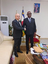 Rencontre de l'Ambassadeur de Russie en RCA avec le Premier ministre centrafricain