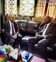 L’Ambassadeur russe s’est entretenu avec le Ministre centrafricain de la Justice