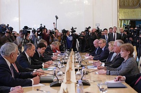 Allocution d'ouverture du Ministre russe des Affaires étrangères Sergueï Lavrov lors de son entretien avec le Secrétaire d’État américain Rex Tillerson, Moscou, 12 avril 2017 