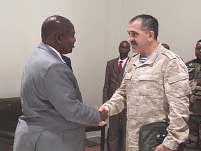 Le Vice-ministre russe de la Défense est en visite à Bangui